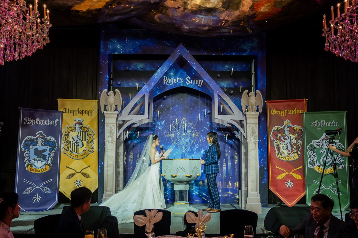 哈利波特婚禮舞台拱門