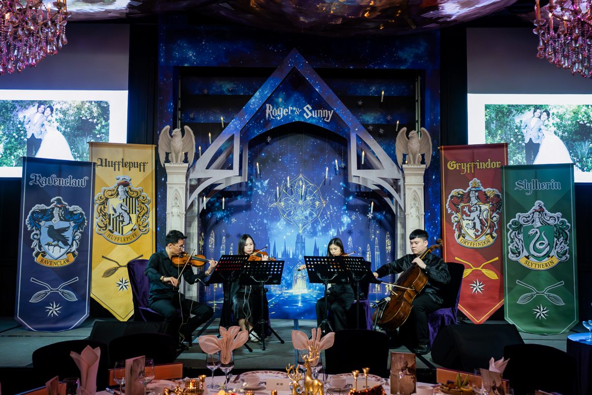 哈利波特婚禮舞台拱門