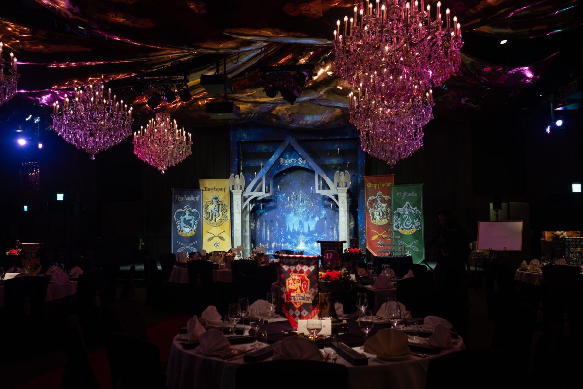 哈利波特婚禮舞台拱門