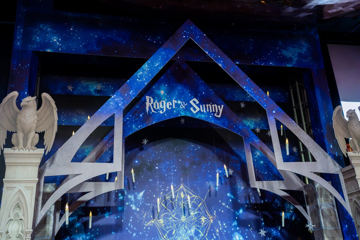 哈利波特婚禮舞台拱門