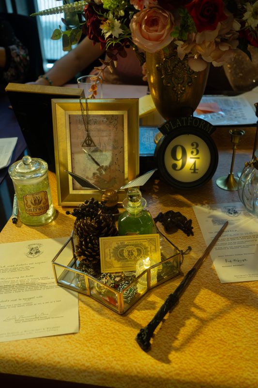 哈利波特婚禮桌面佈置