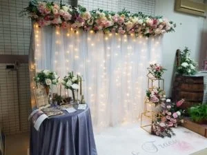 Alternative view of 粉色系仿真頂上花