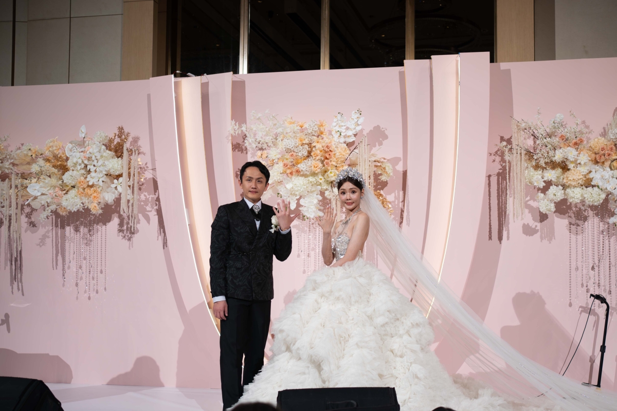 低調奢華 粉色婚禮 萬豪酒店