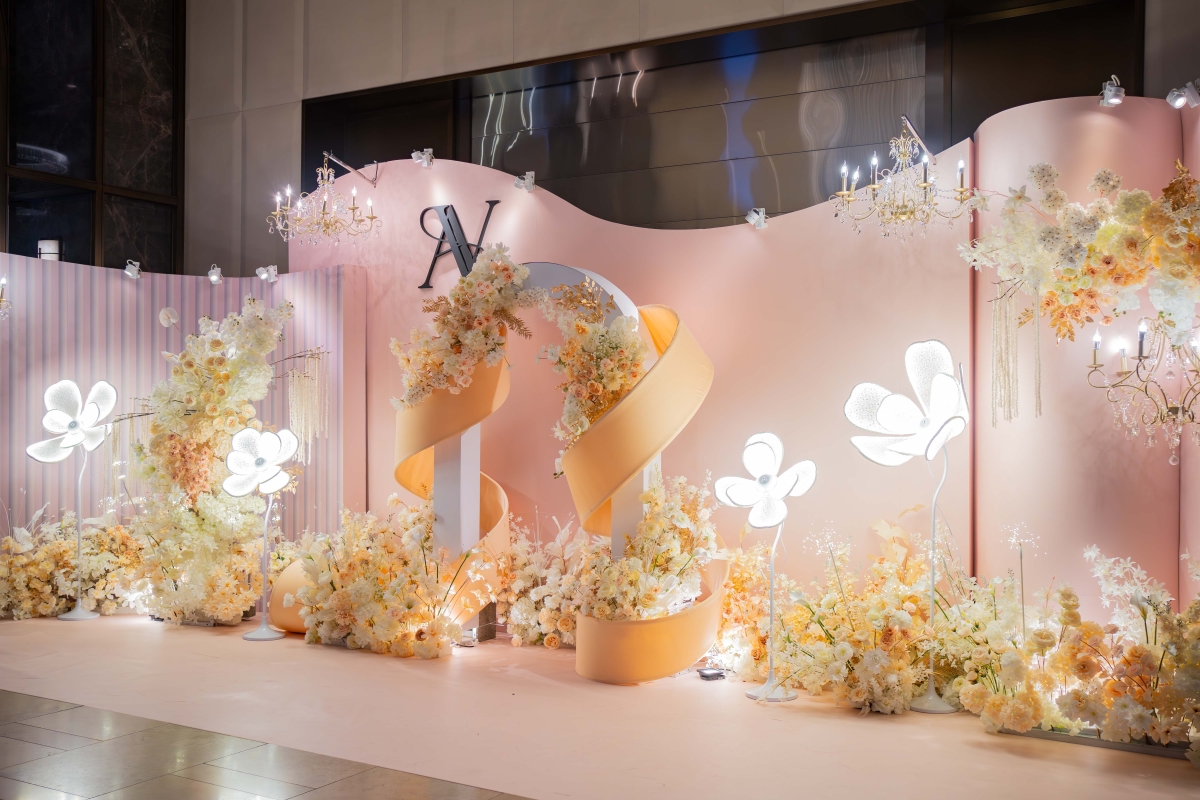 低調奢華 粉色婚禮 萬豪酒店