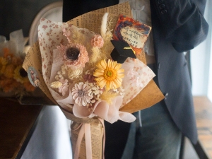 畢業永生乾燥花束