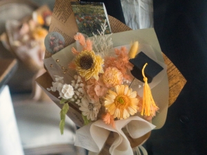 畢業永生乾燥花束