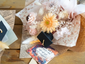 畢業永生乾燥花束