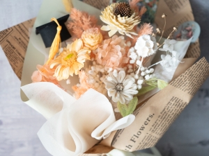畢業永生乾燥花束