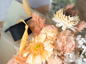 畢業永生乾燥花束