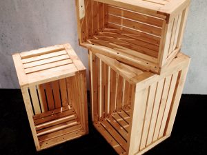 村長木箱(木色)