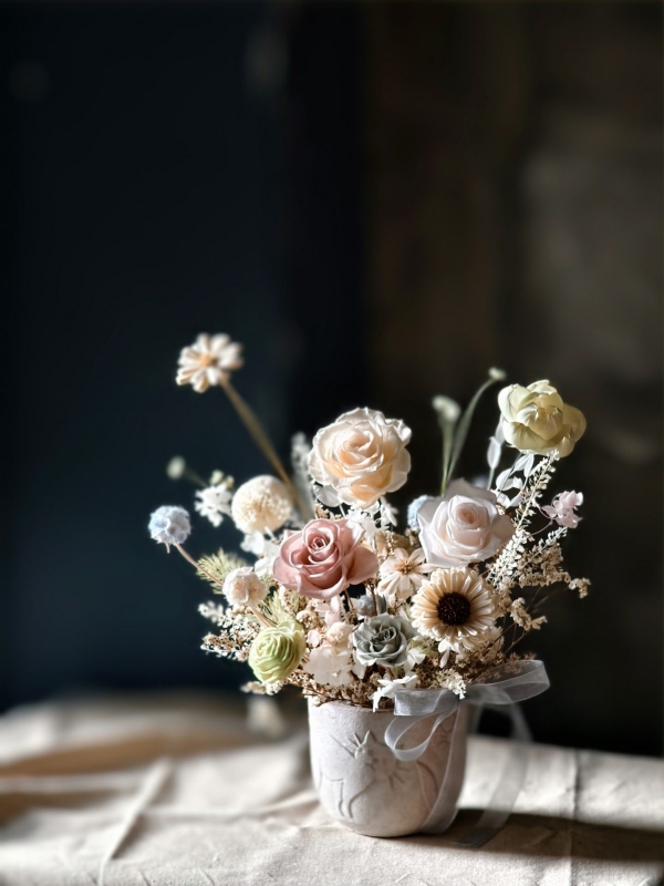 永生乾燥桌花花禮