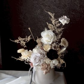 永生桌花｜氣質灰紫色系