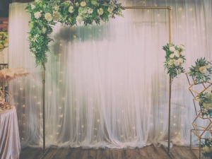 立方架仿真花 (白色系) 11 R020555ex