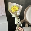 捲捲向日葵單枝包裝花束