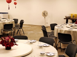 中式圓桌客桌花 3