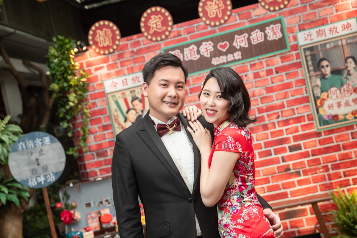 每個人都會一拍再拍的主題背景『真情大戲院』 5 婚禮照片全集 縮圖 802 1