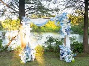 藍色系尤加利木拱門